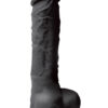 Colours Pleasures Silikoonist Dildo, suur must