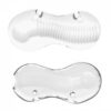 Clear Ribbed Masturbator